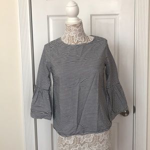 Dark blue stripped dress shirt